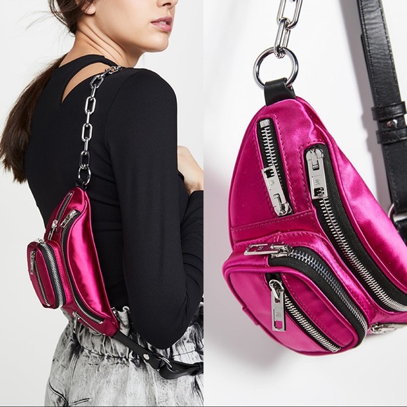 Alexander Wang Handbags - NEW Alexander Wang Attica Mini Satin Fanny Pack